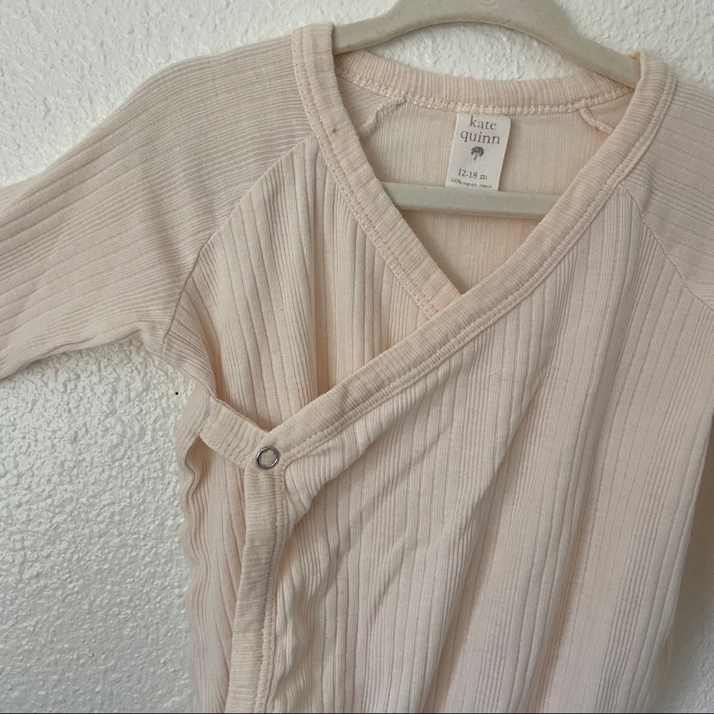Kate Quinn Cream/beige cross over onesie